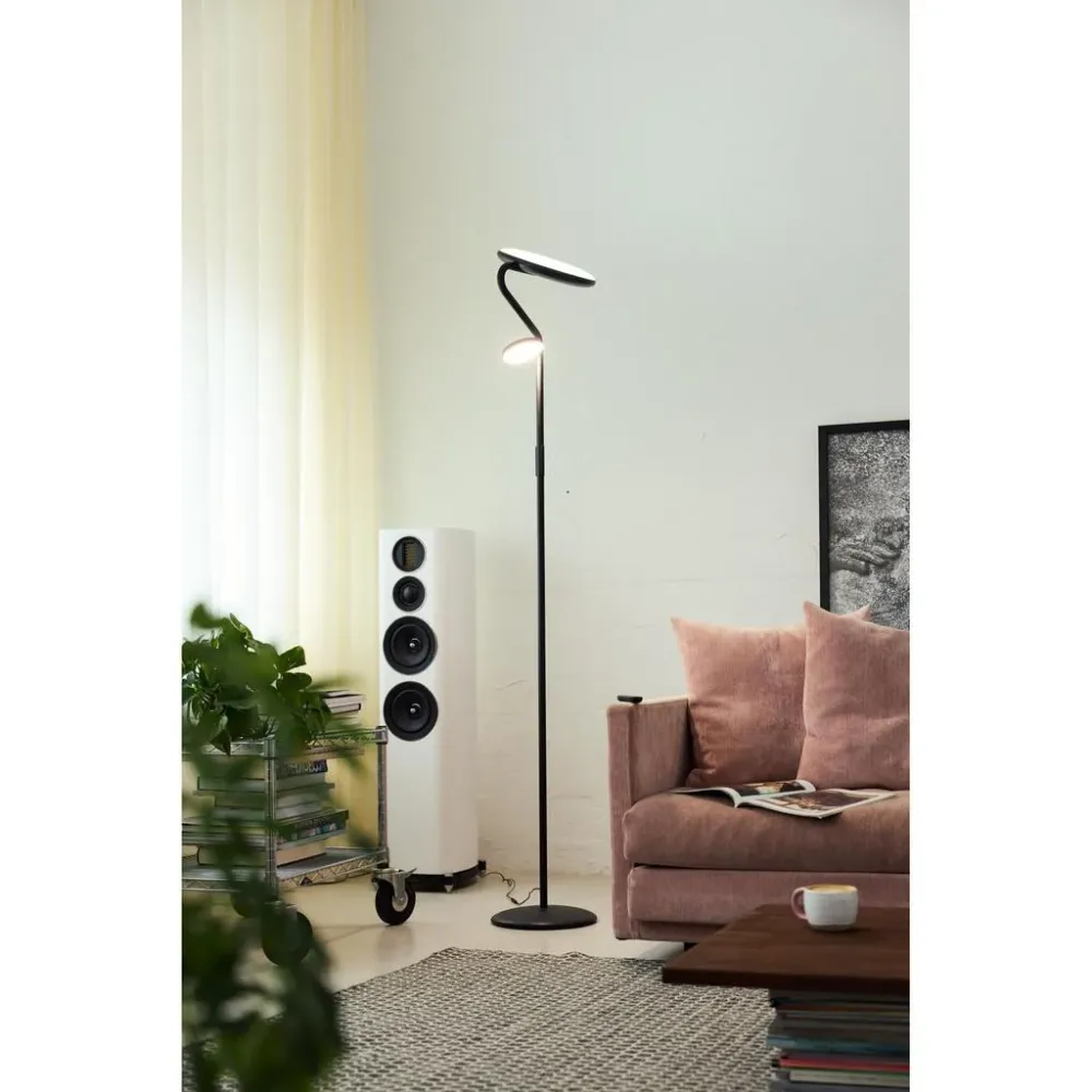 SLIM UPLIGHT GULVLAMPE LED EBONY