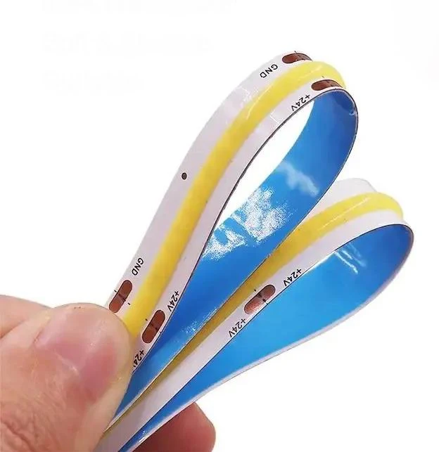 5 meter, 12 volt, 48 watt, IP44, COB LED strip Roed