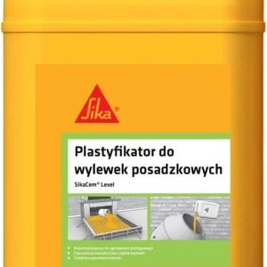 Sika SikaCem Level plastificeringsmiddel til gulvafretning med gulvvarme 5 kg