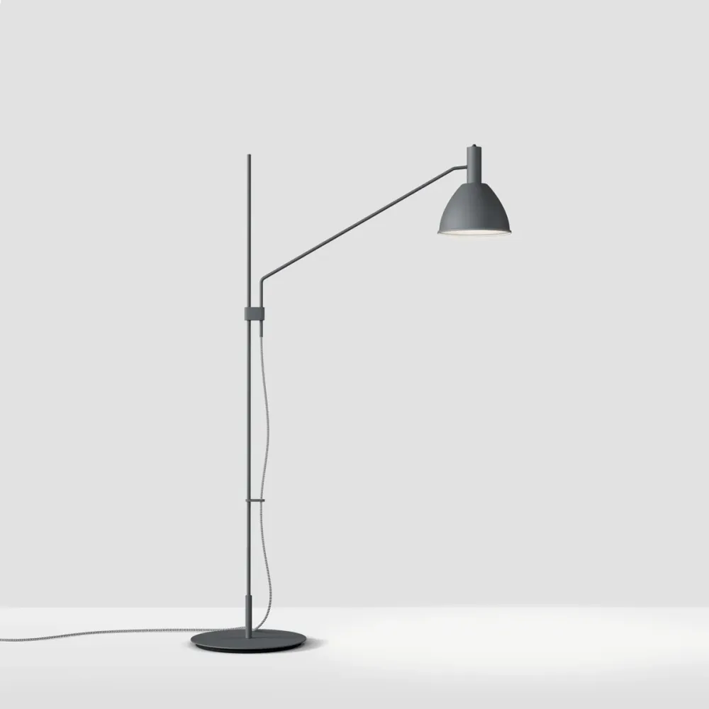 Bauhaus 90F gulvlampe Lumini Graa