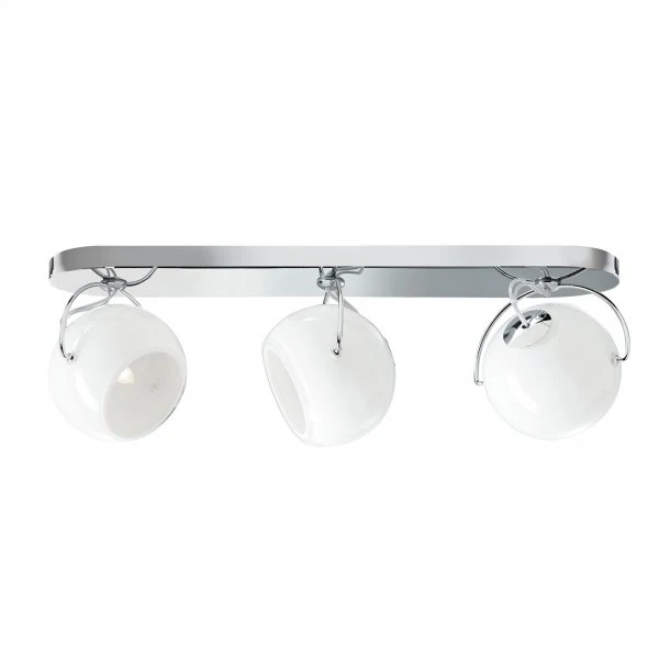Beluga 2&3 Ivory væg/-loftlampe fra Fabbian Beluga