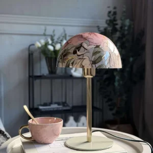 Bordlampe flower / golden Non-Dimmable