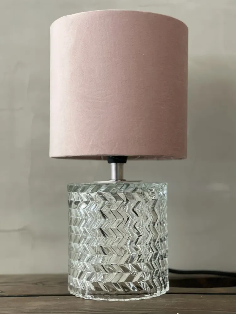 Bordlampe H:29 cm. Klar