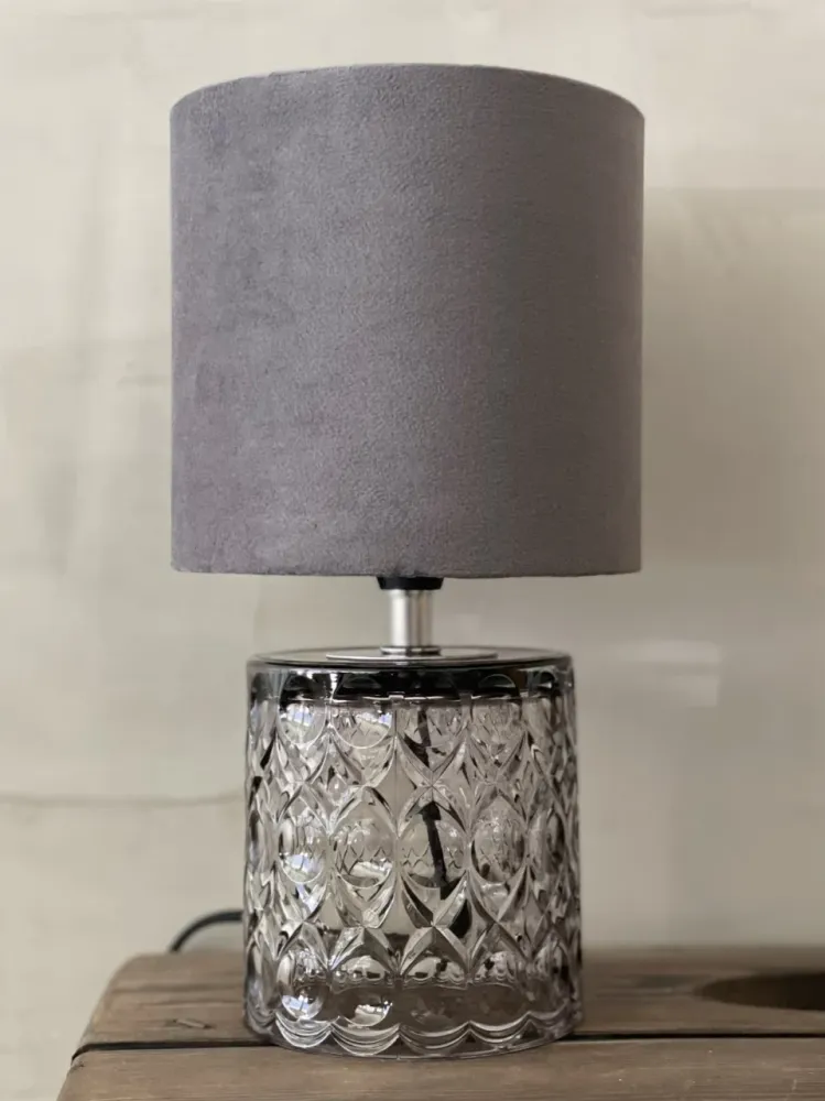 Bordlampe H:29 cm. Klar