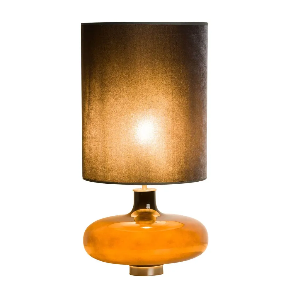 Bordlampe med vivid i foden - Bossa Graa