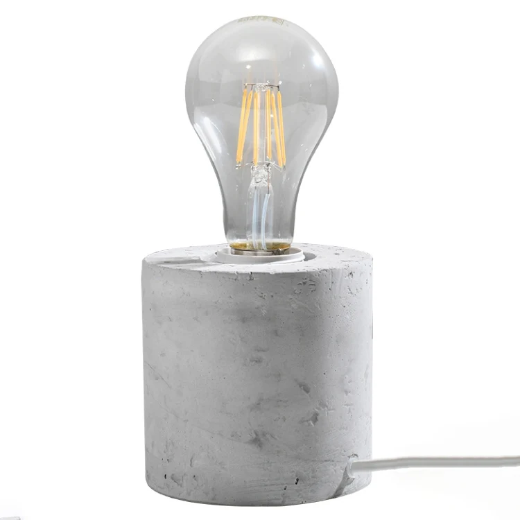Bordlampe SALGADO beton - 100W Equivalent