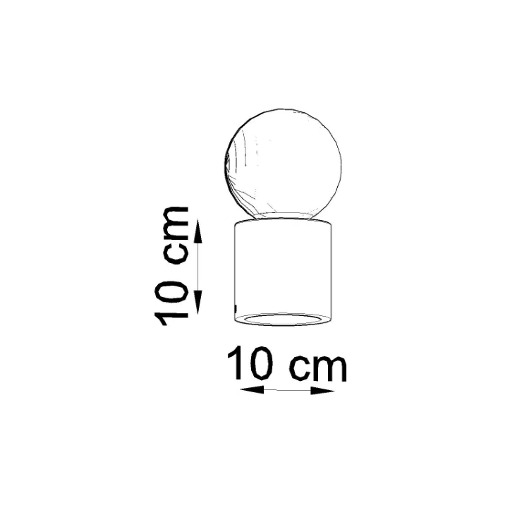 Bordlampe SALGADO beton - 100W Equivalent