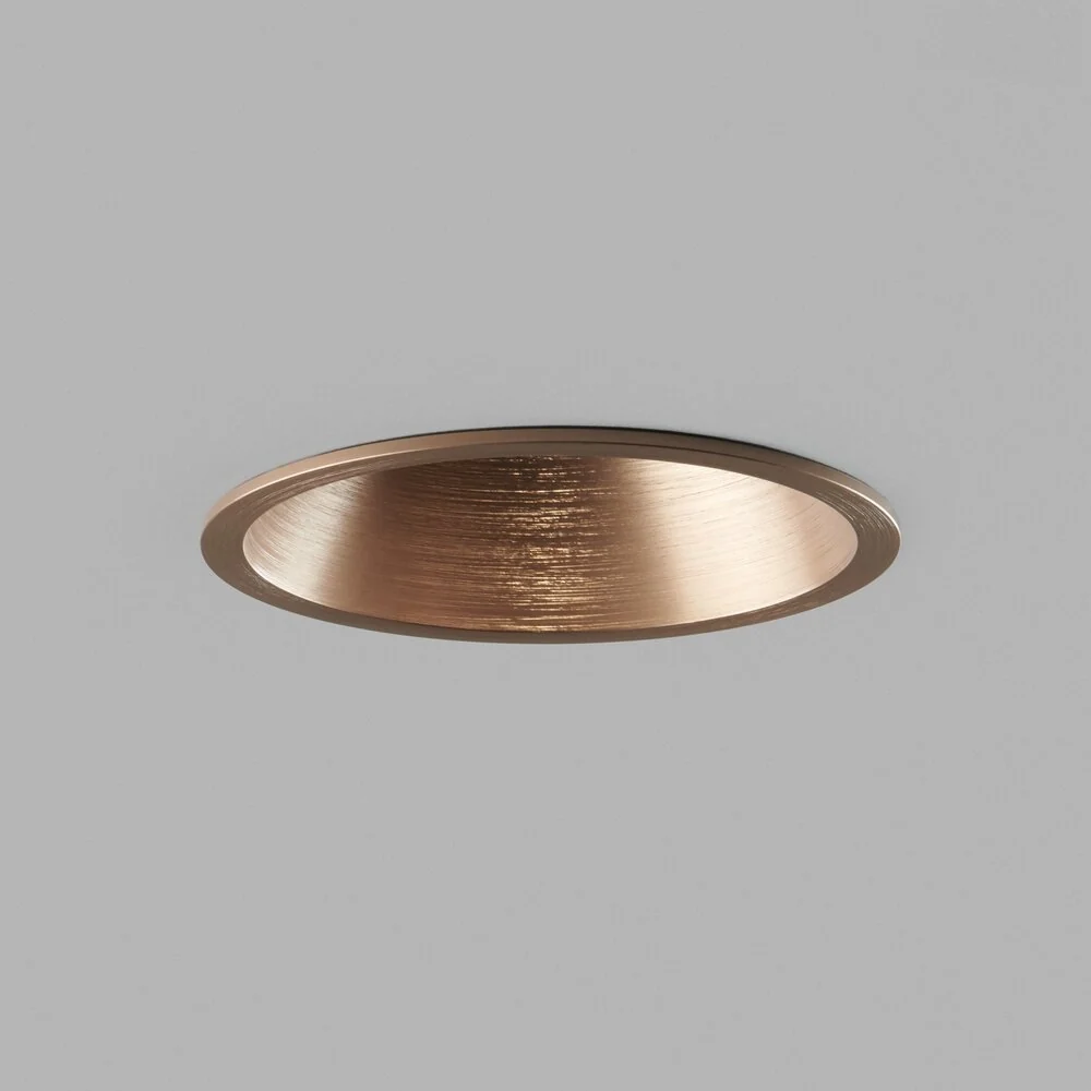 Curve II Ø110 Spotlampe Rose Amber