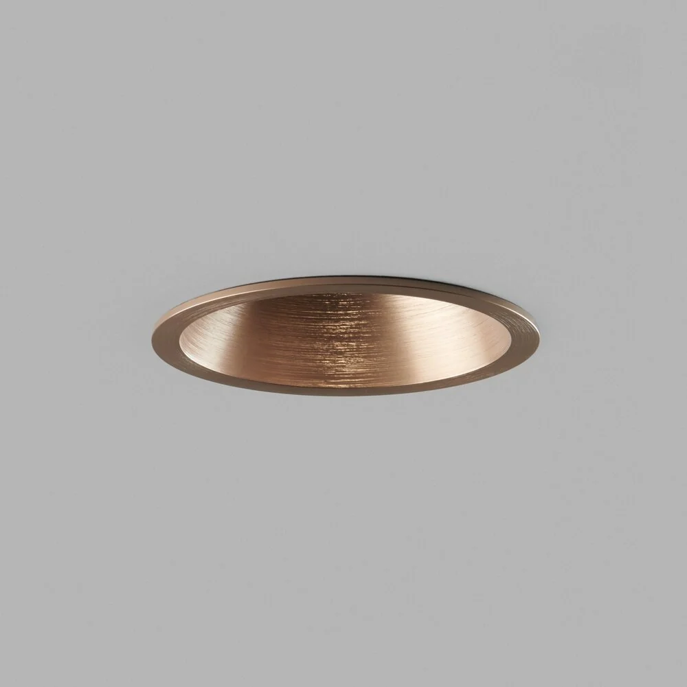 Curve II Ø90 Spotlampe Rose Forgyldt