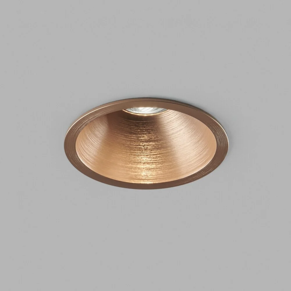 Curve II Ø90 Spotlampe Rose Forgyldt