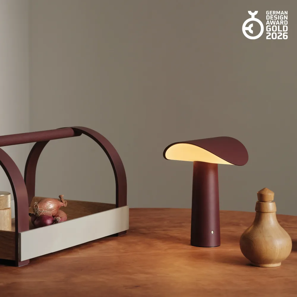 Daylight Lium on--go bordlampe burgundy