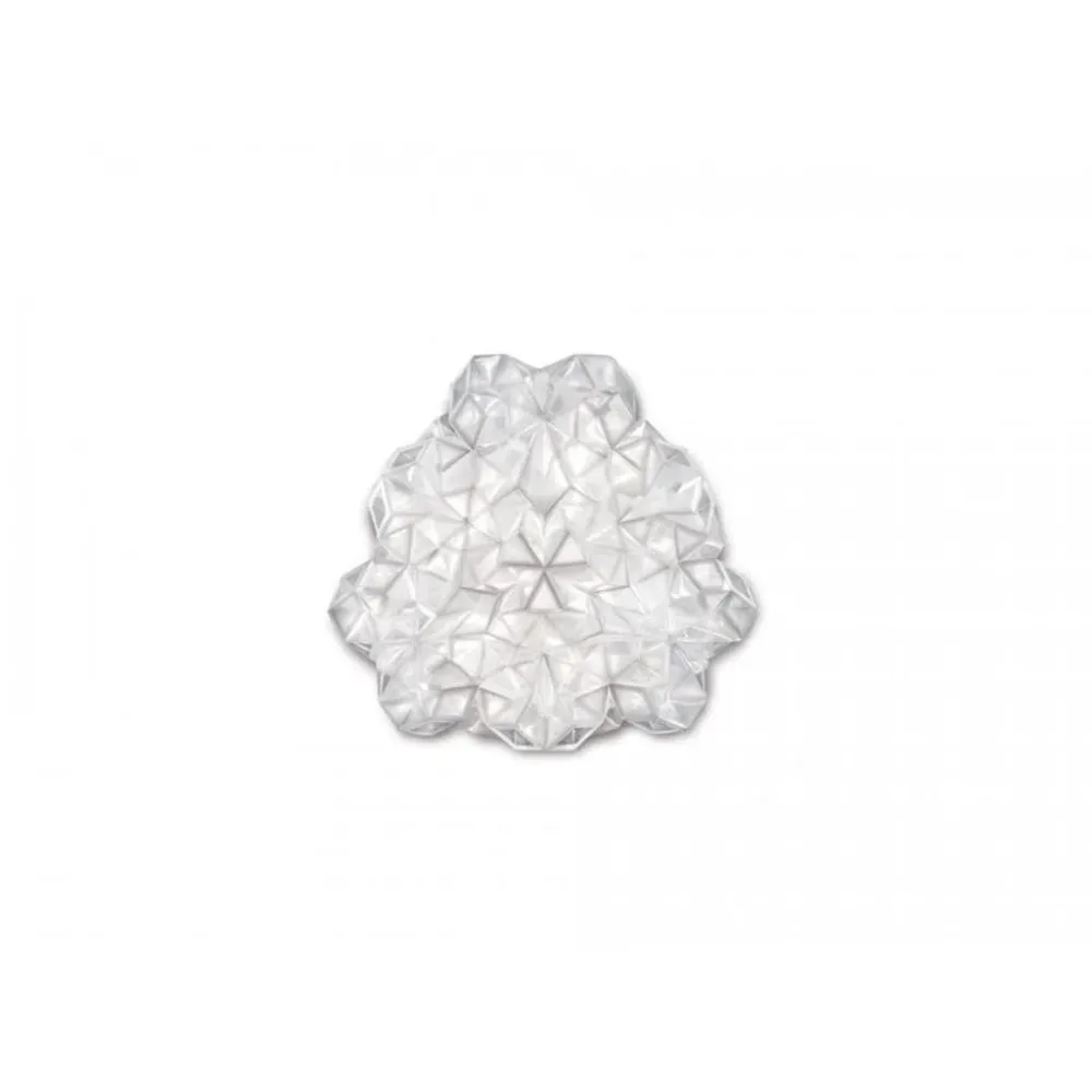 Daylight White Drusa Loft-/væglampe Snow
