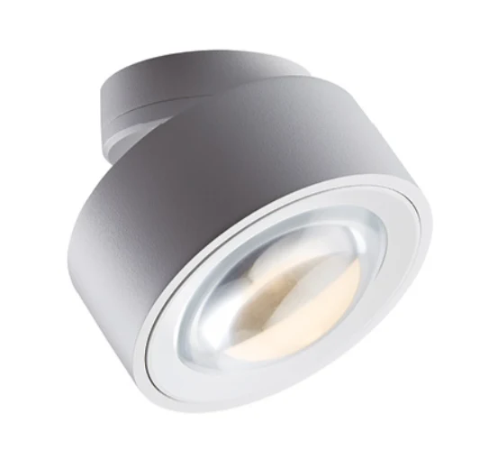 Easy Lens væg/-loftlampe fra Antidark 25,000 Hour Life Hvid