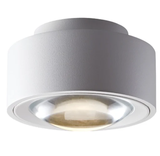 Easy Lens væg/-loftlampe fra Antidark 25,000 Hour Life Hvid