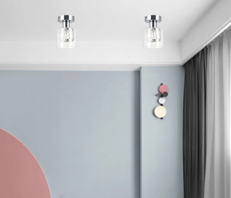 Elmo plafondownlight 1 x E14 krom