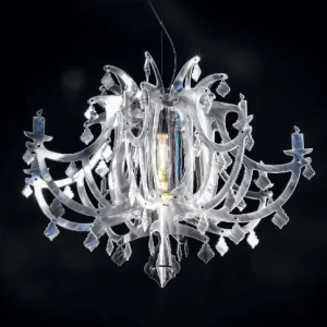 Ginetta lysekrone fra Slamp Hvid