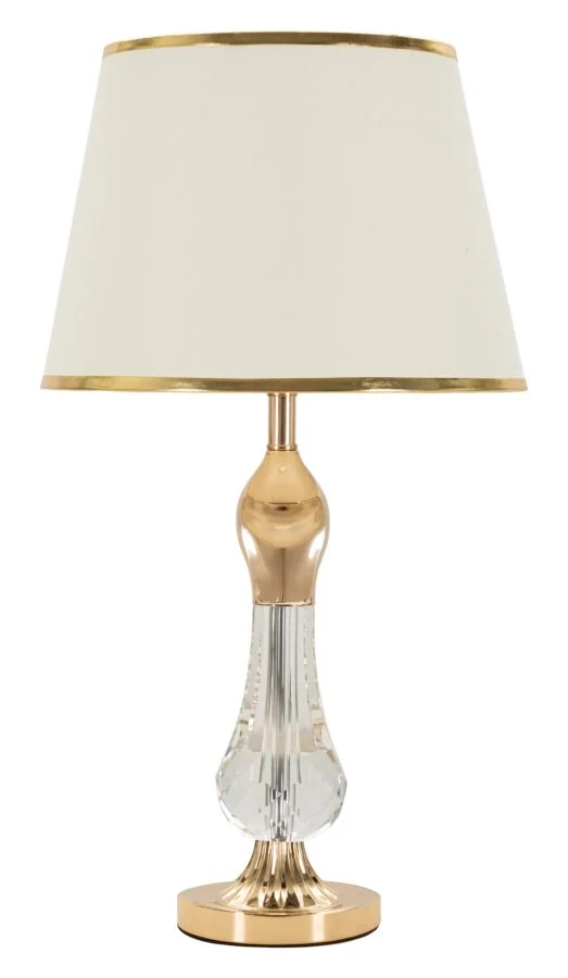 Glam bord i jern, glas og stof – 33x59 cm