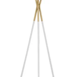 Glam bordlampe i guldfarve, alloy og stof – 61x154 cm