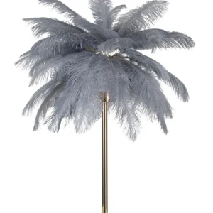 Glam bordlampe i guldfarve i jern og plast – 55x60 cm