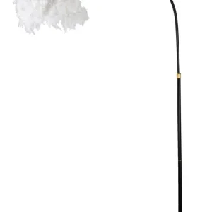 Glam lampe i jern, marmor og plast – 100x150 cm