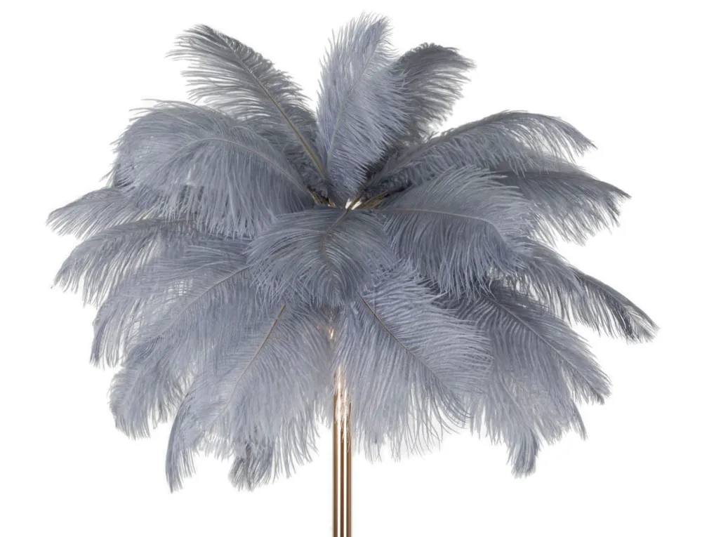 Glam lampe i jern og plast – 55x160 cm