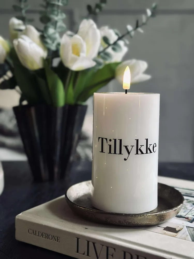 Globe LED Bloklys TWINKLE - Tillykke