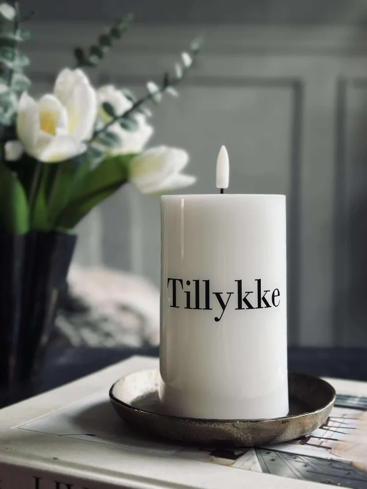 Globe LED Bloklys TWINKLE - Tillykke