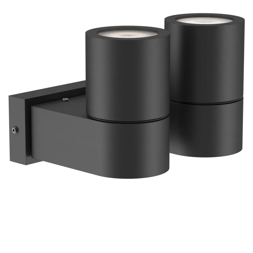 Globe Shape Bolero dual up/down væglampe PSM Lighting Graa