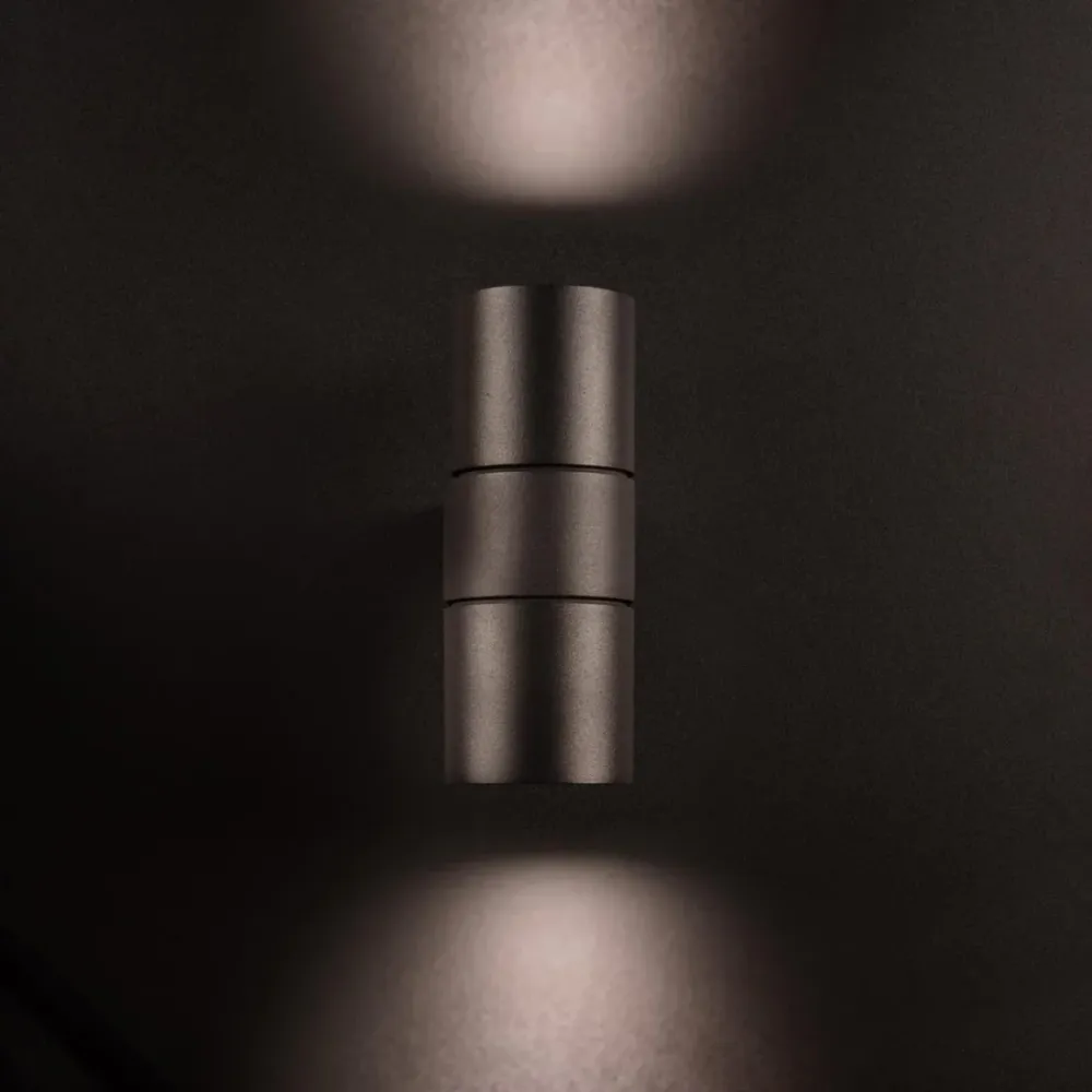 Globe Shape Bolero UP/DOWN væglampe PSM Lighting Graa