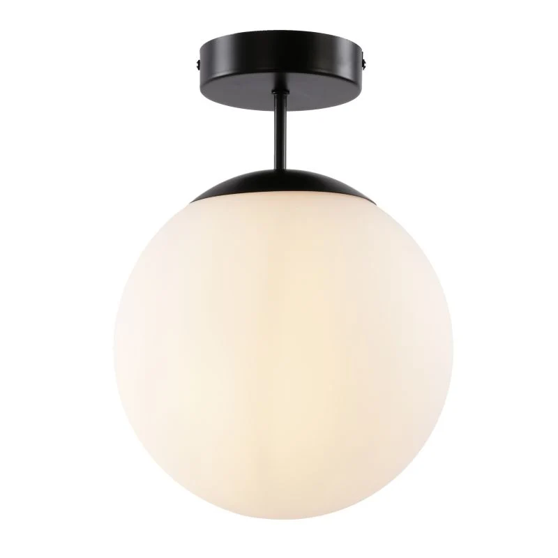 GoodHome Lognes plafondesign 1 x E27 mat-sort 4-Pack
