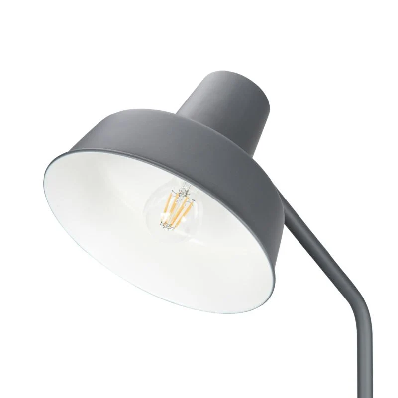 GoodHome Orous 1-punkts gulvlampe E27 i grafit