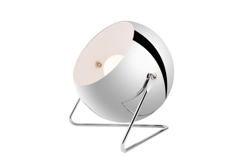 GoodHome Roccheta bordlampe 1-punkts E14 krom