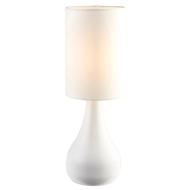 GoodHome Tertrez bordlampe 1-punkts E14 pearl