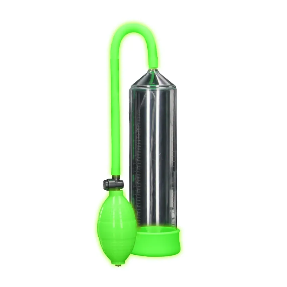 Klassisk penispumpe - lyser op i mørket 10-Year Warranty