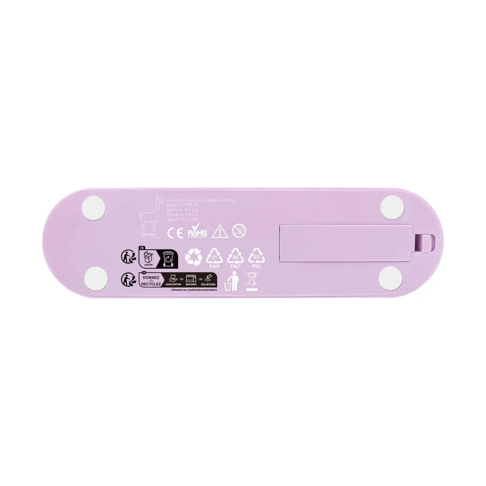 Lalarma Dancing regnbue lampe - Amethyst from Japan