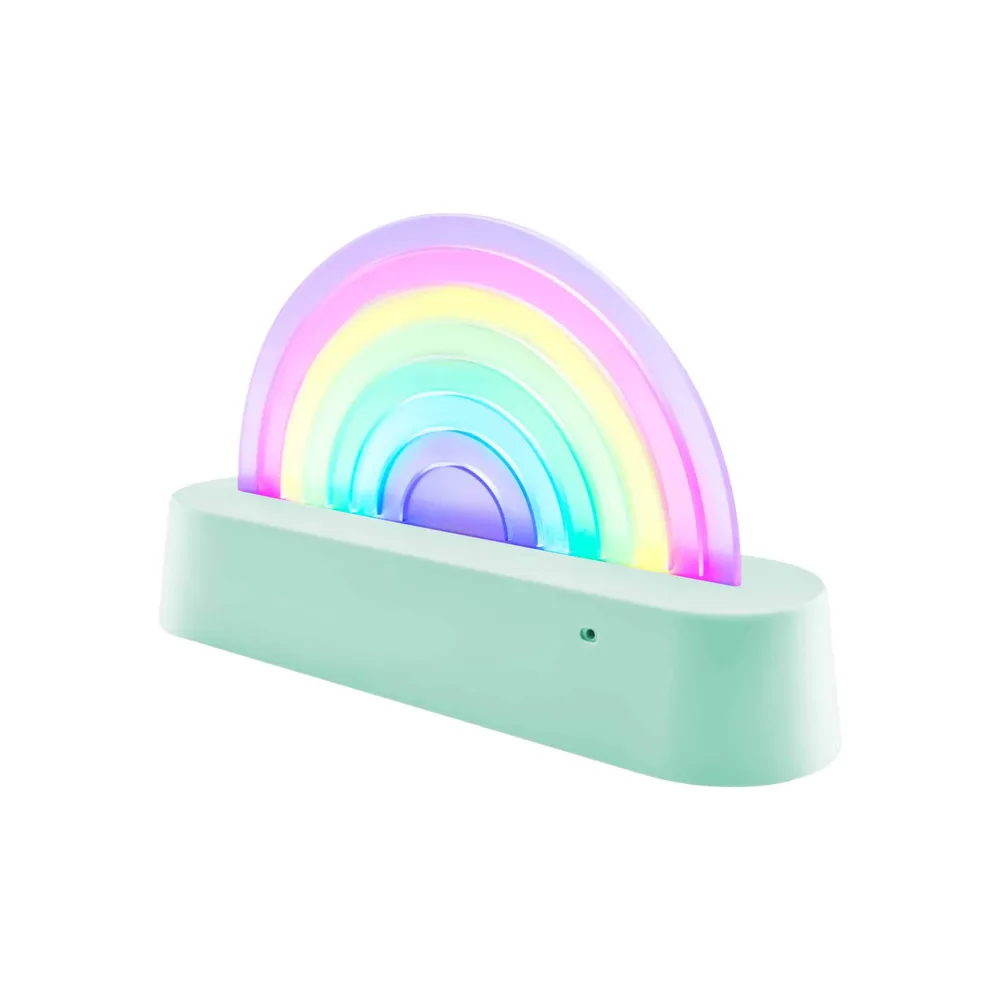 Lalarma Dancing regnbue lampe - Mint
