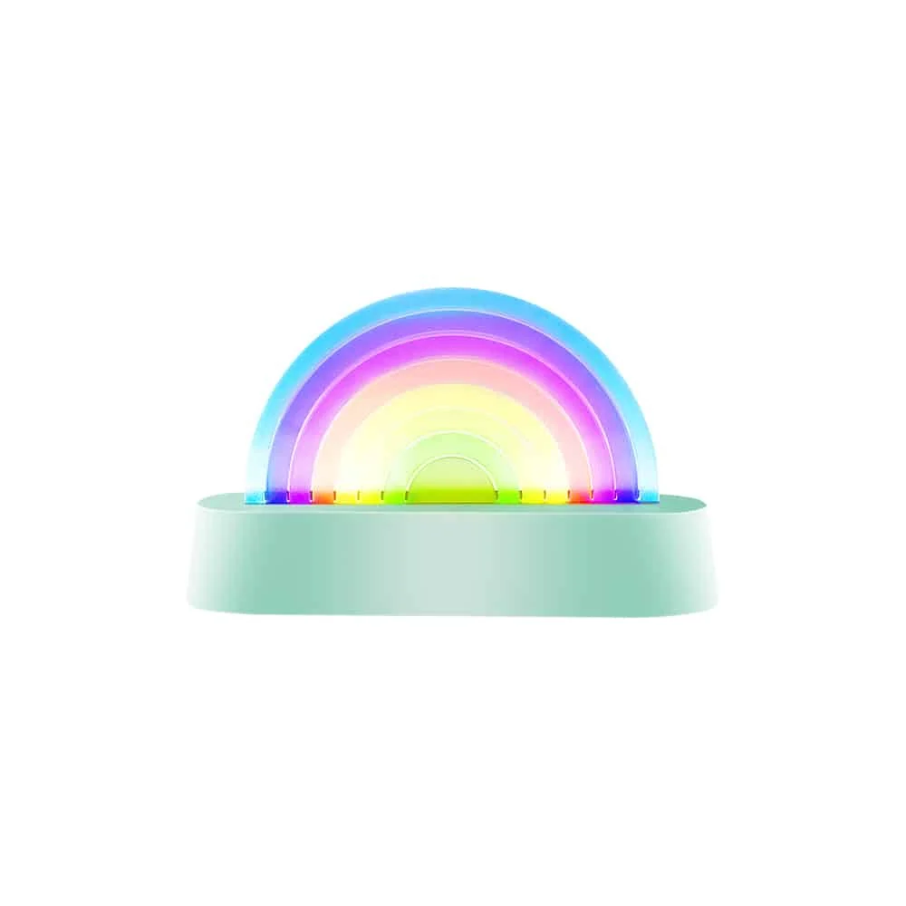 Lalarma Dancing regnbue lampe - Mint