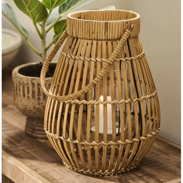 Ib Laursen - Rattan/ bambus Lanterne H31cm - E26 Base