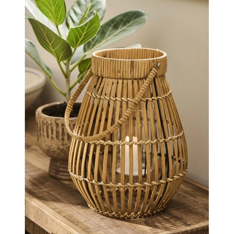 Ib Laursen - Rattan/ bambus Lanterne H31cm - E26 Base