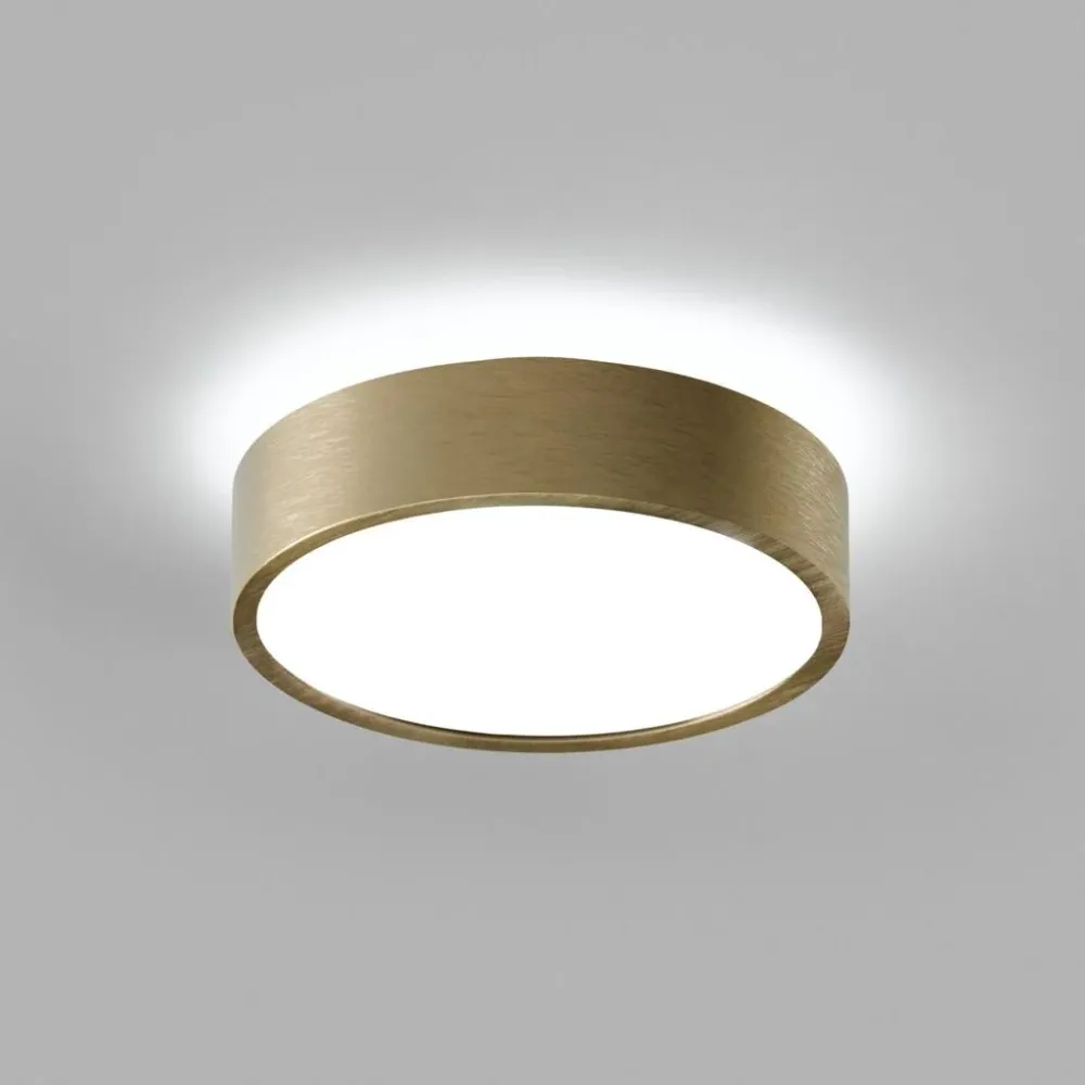 Light‑Point Shadow 2 loftslampe – Messing & LED
