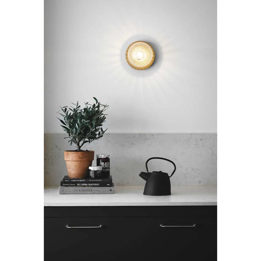 Liila 1 medium loft-/væglampe aurum optic (2046001) Væglampe