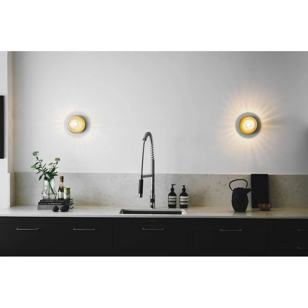 Liila 1 medium loft-/væglampe aurum optic (2046001) Væglampe