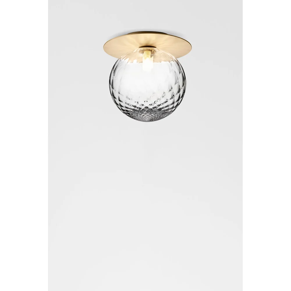 Liila 1 rummelig loft-/væglampe gold optic Væglampe Væglampe