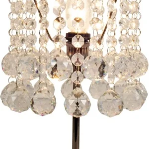 London Crystal bordlampe 1-punkts E14 mat-sort