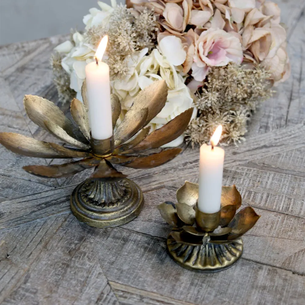 Long-Lasting Chic Antique - Lysestage m. blade