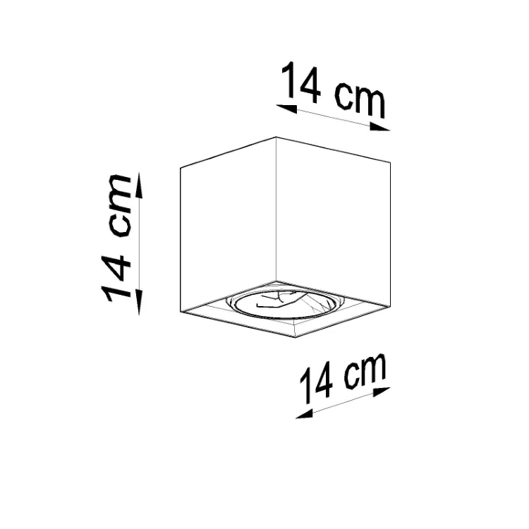 Long-Lasting Loftslampe VALDE beton