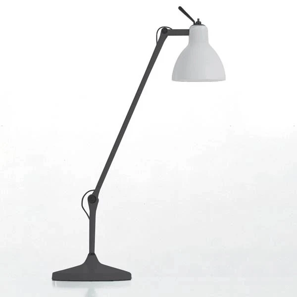 Luxy T1 Bordlampe Onyx, satin hvidt glas - Rotaliana