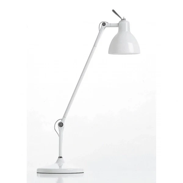 Luxy T1 Bordlampe Pearl, blank hvidt glas - Rotaliana