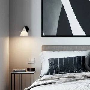 Luxy Glam H0 væg/-loftlampe fra Rotaliana Blank