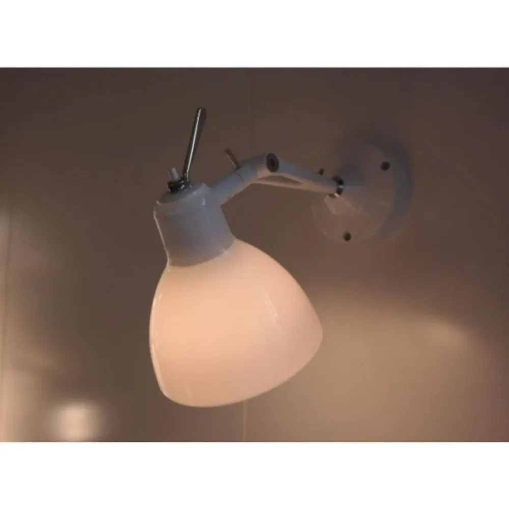 Luxy H0 Væg/loft Hvid/blank Alabast - Væglampe